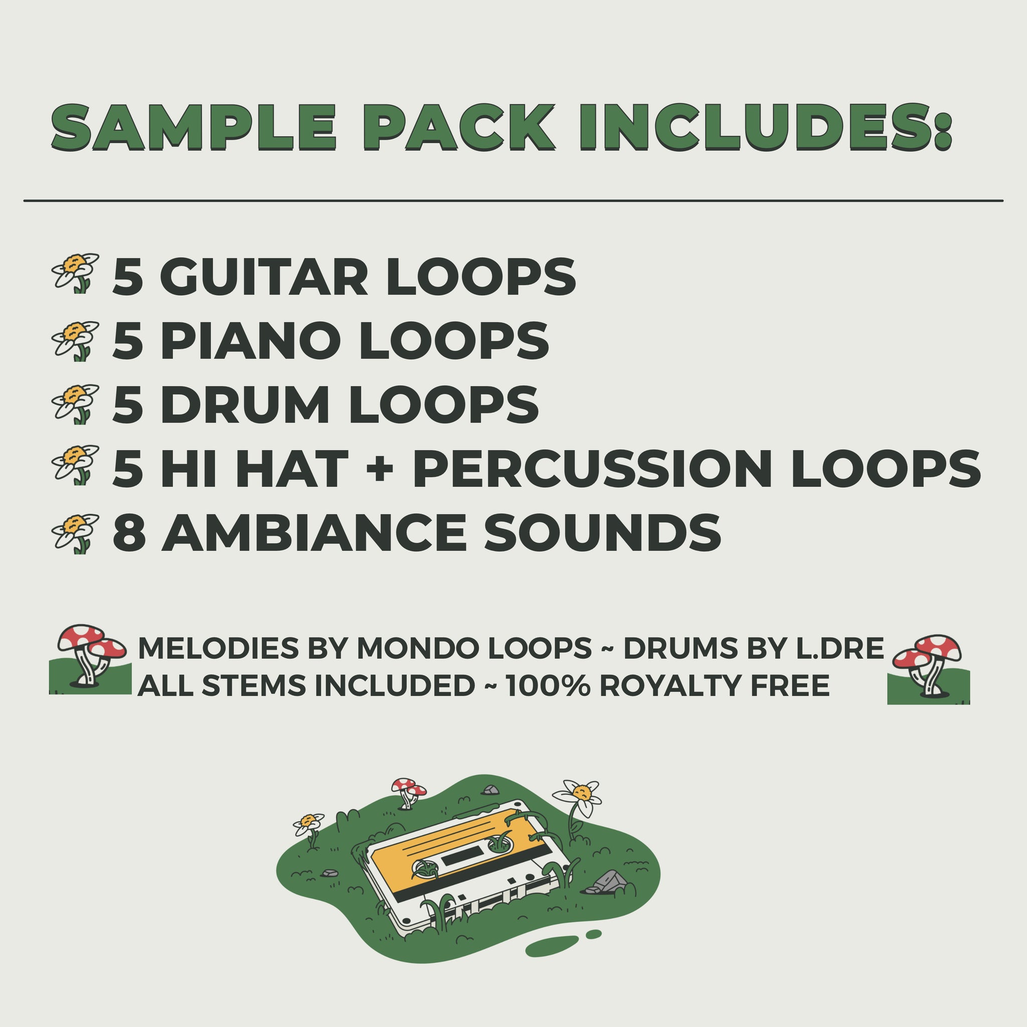 L.Dre x Mondo Loops - Lofi Tapes Sample Pack - Prod. By L.Dre