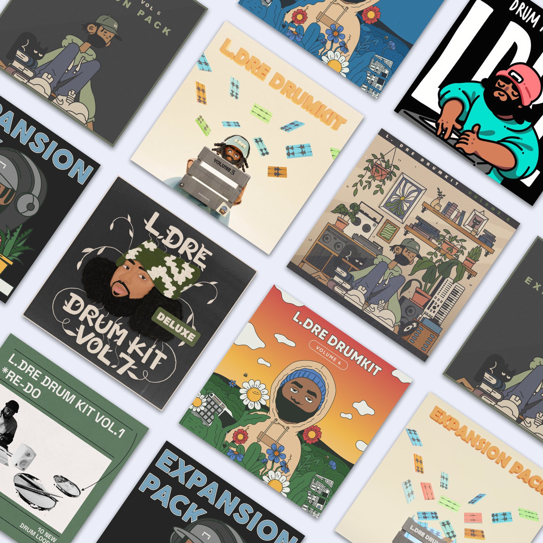 Complete L.Dre Drum Kit Bundle