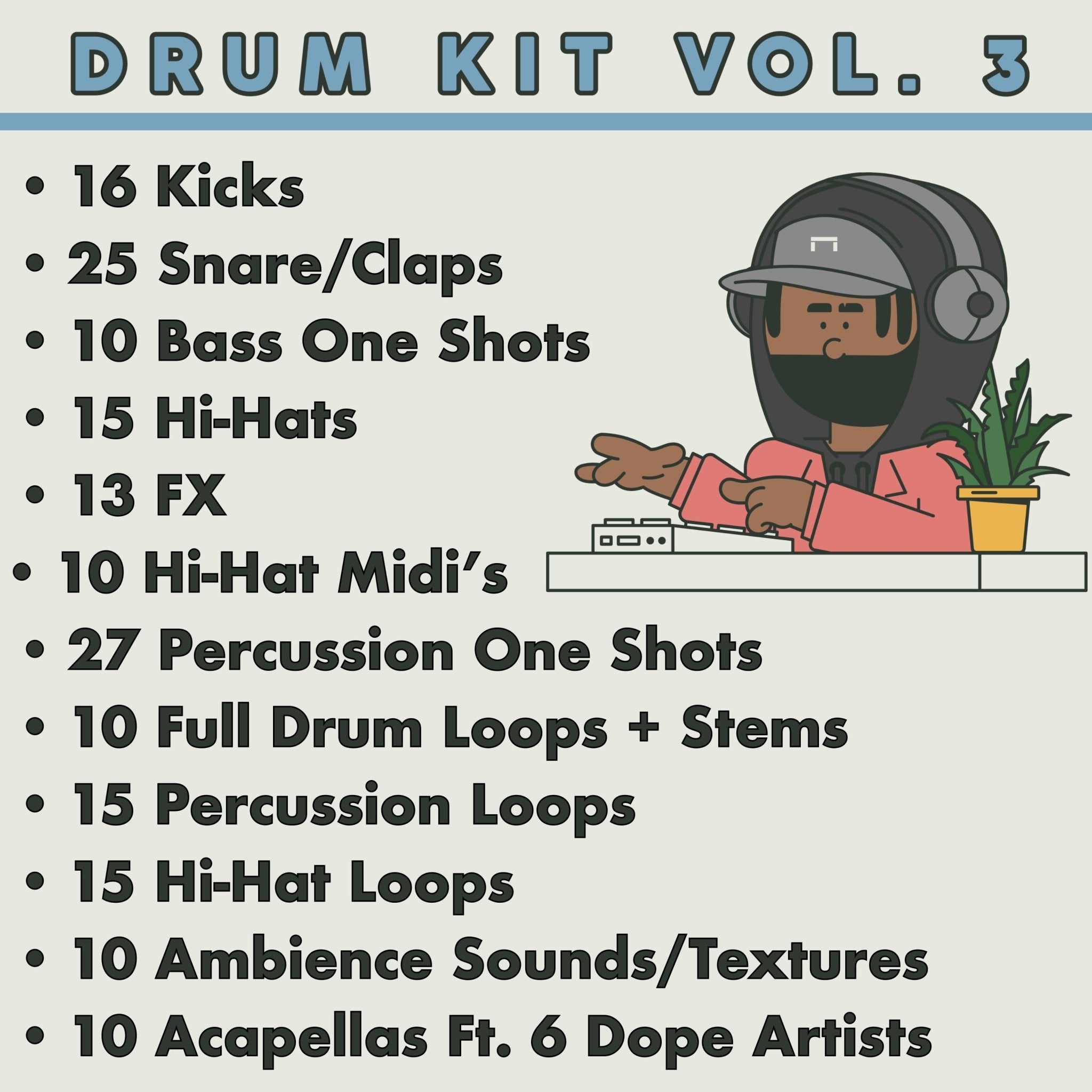 L.Dre Drum Kit Vol. 3 - Prod. By L.Dre